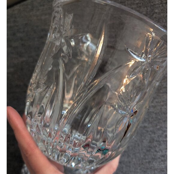 Gorham Crystal, "King Edward" 8" Biscuit/Cookie Jar/Cannister, EUC - Picture 4 of 5